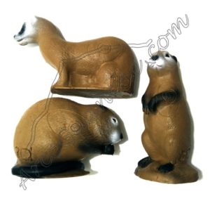 Dianas 3D Animales pequeños (3ud)